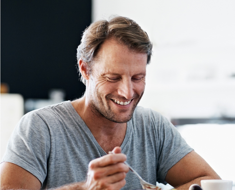 Man enjoying healthy lifestyle support through men’s health services at pain management clinic